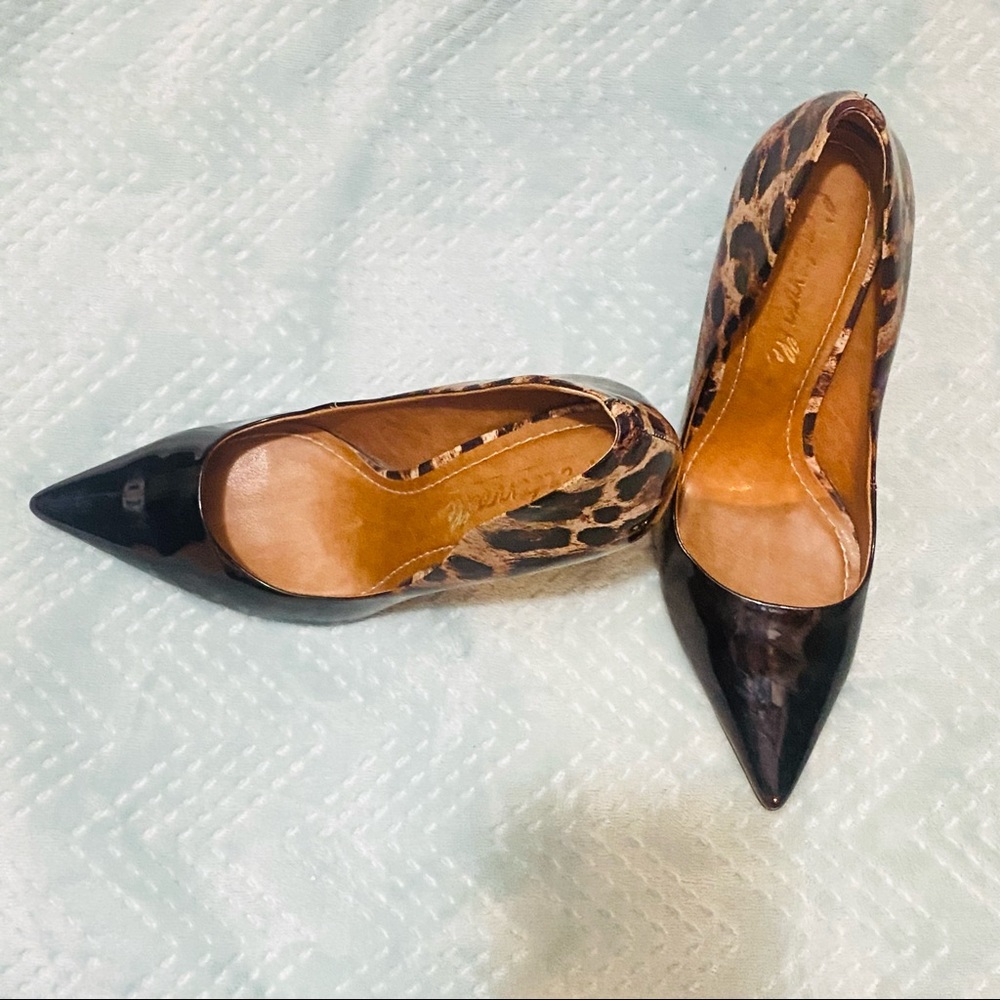 L’Intervalle shoes leopard and black